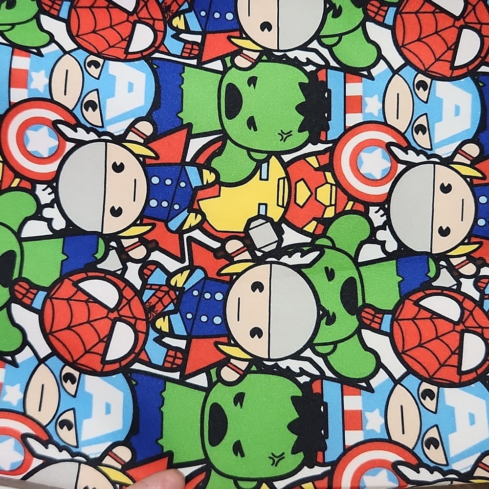 MARVEL Disney Store Chibi Superhero Pants Legging XL